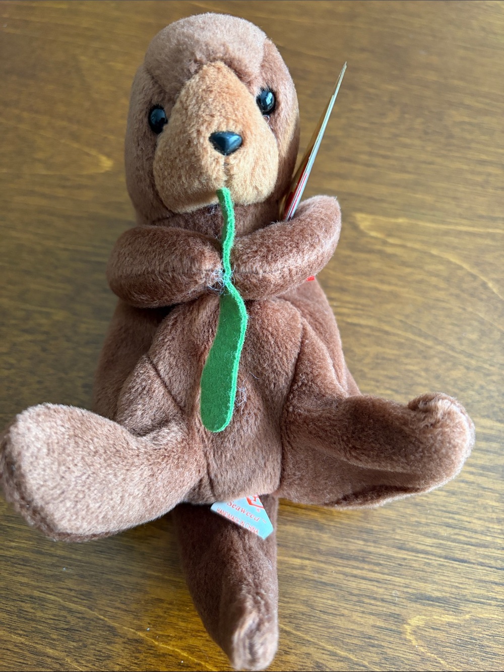 NWT Beanie Baby Seaweed